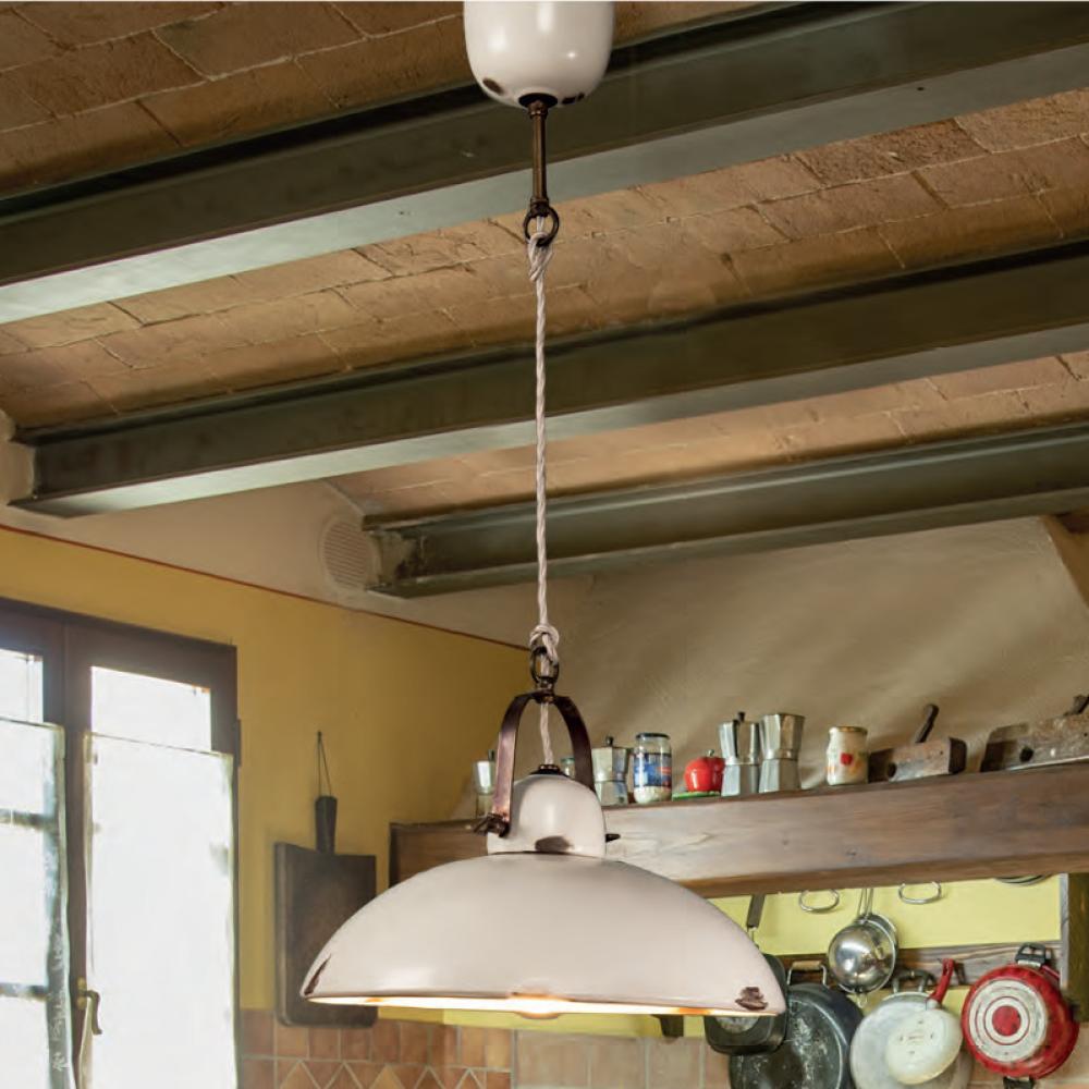 vintage keramia mediterran fuggesztek lampa vilagitas konyha etkezo toszkan olasz antikolt videki hangulatu balaton nyaralo regies klasszikus handmade keramia lampa.jpg